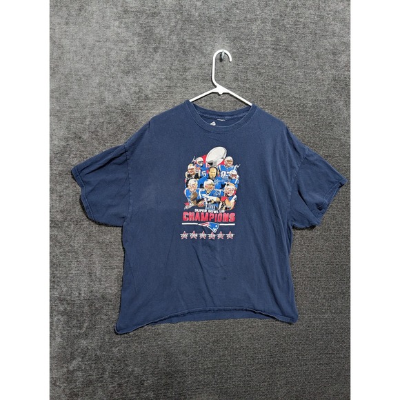 New England Patriots Other - New England Patriots Super Bowl LIII Champions Navy Blue Graphic T-Shirt Mens XL